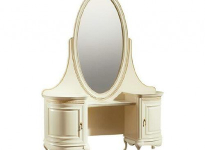 Klassische Konsole Schminkspiegel Schminktisch Kommode - Model V-Frisiertisch